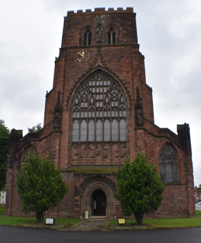 the beautiful shrewsbury abbey in shropshire