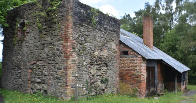 the blacksmiths shop at snailbeach mine in shropshire