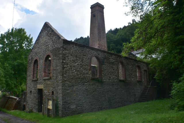 the compressor house of snailbeach mine in shropshire allowed the use of air drills and improved mine ventillation