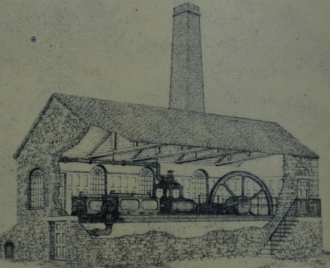the compressor house of snailbeach mine in shropshire allowed the use of air drills and improved mine ventillation