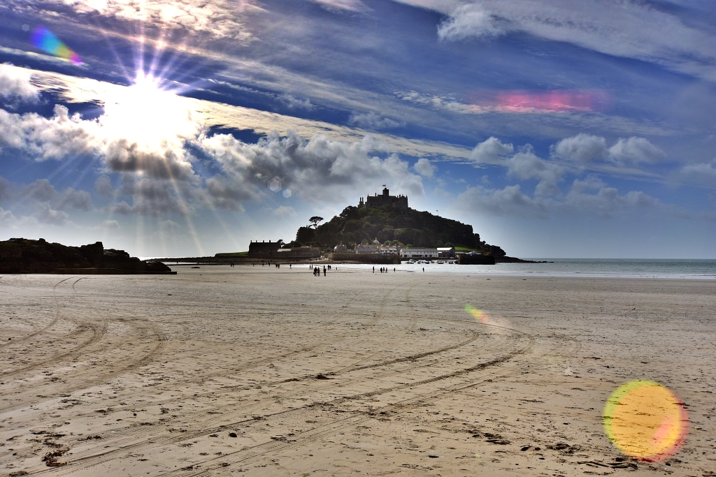 St. Michael's Mount at Low Tide © essentially-england.com