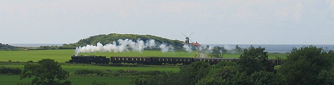 Steam Train along the North Norfolk coast