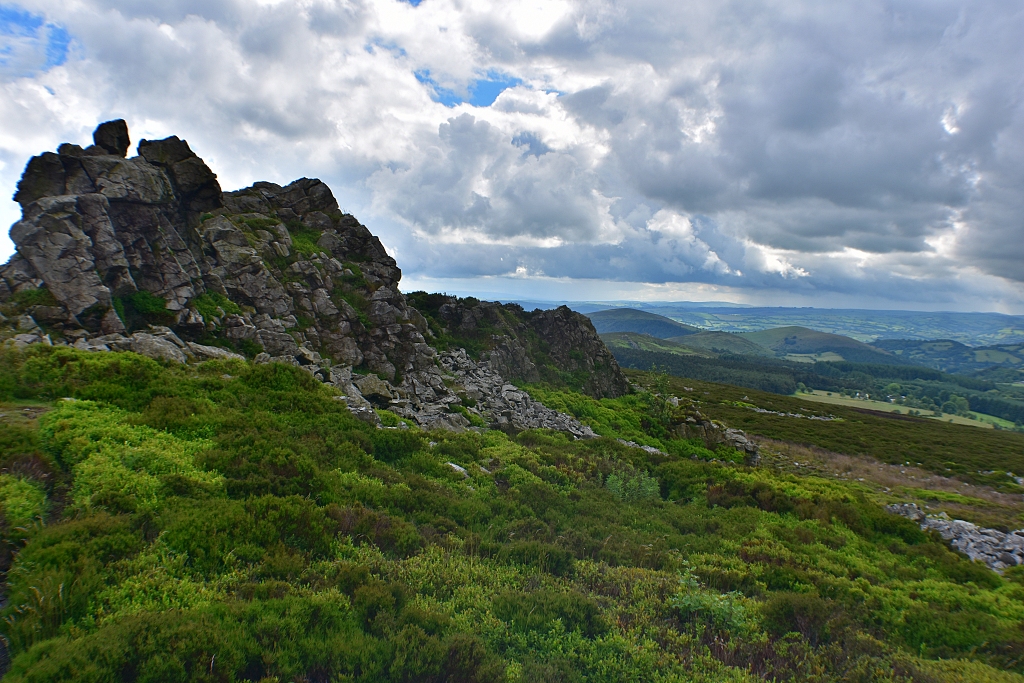 Stiperstones Ridge in the Shropshire Hills