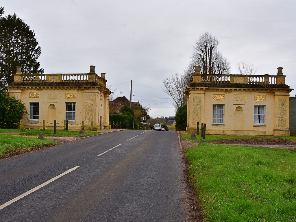 Stowe Gardens Buckingham Lodges Looking Towards the Town of Buckingham