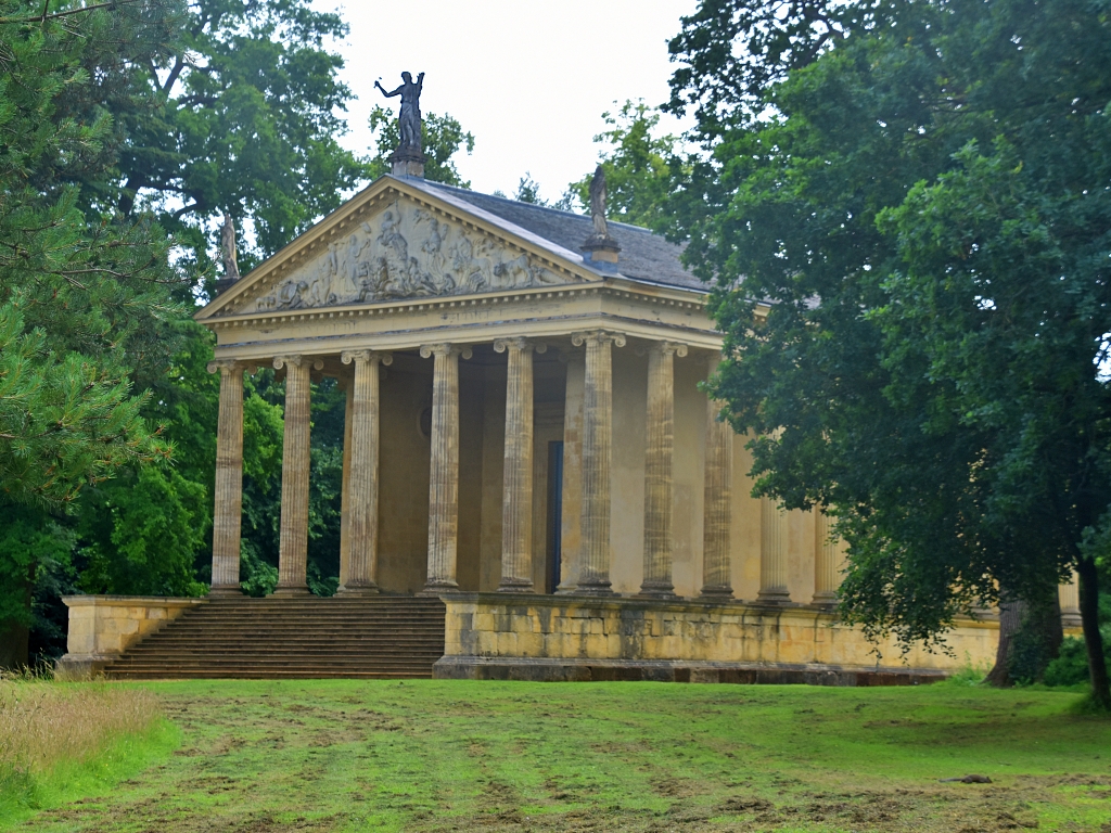 The Temple of Concord and Victory in Stowe Gardens