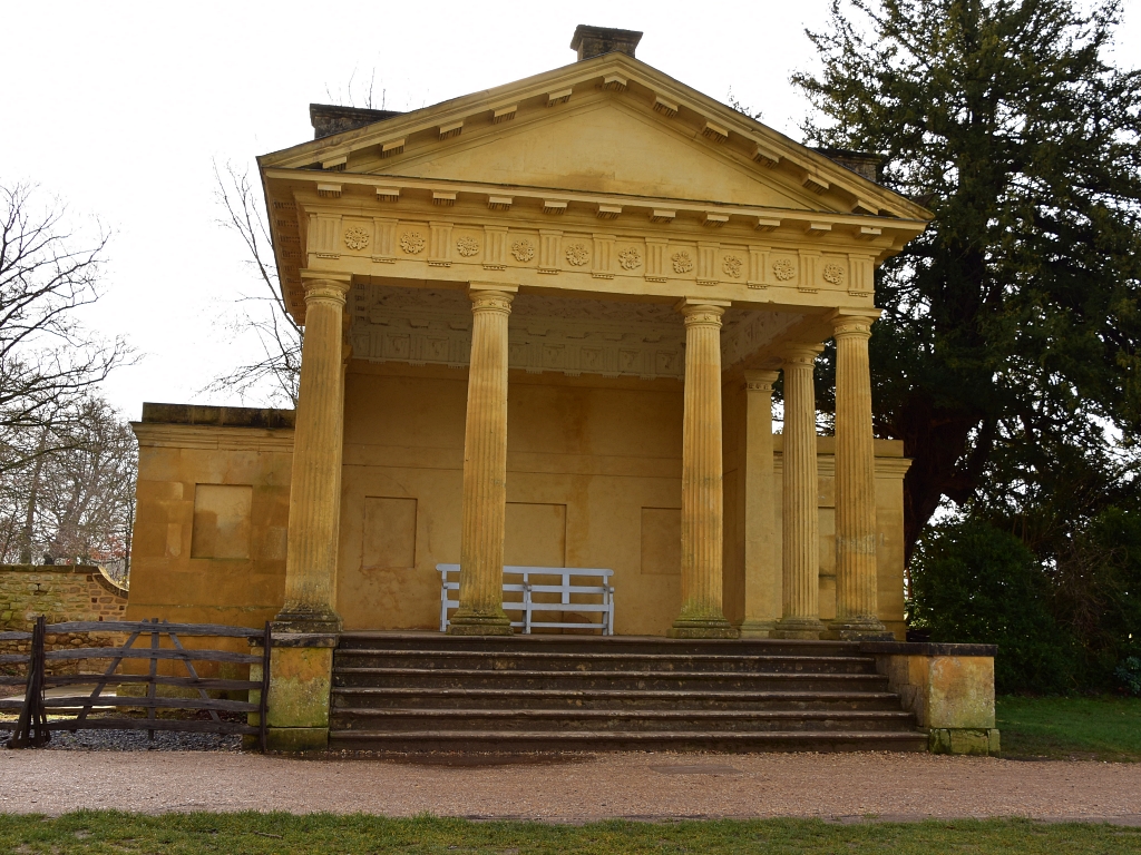 The Eastern Lake Pavilion in Stowe Gardens