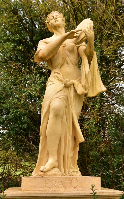 Erato Statue Beside the Doric Arch in Stowe Gardens