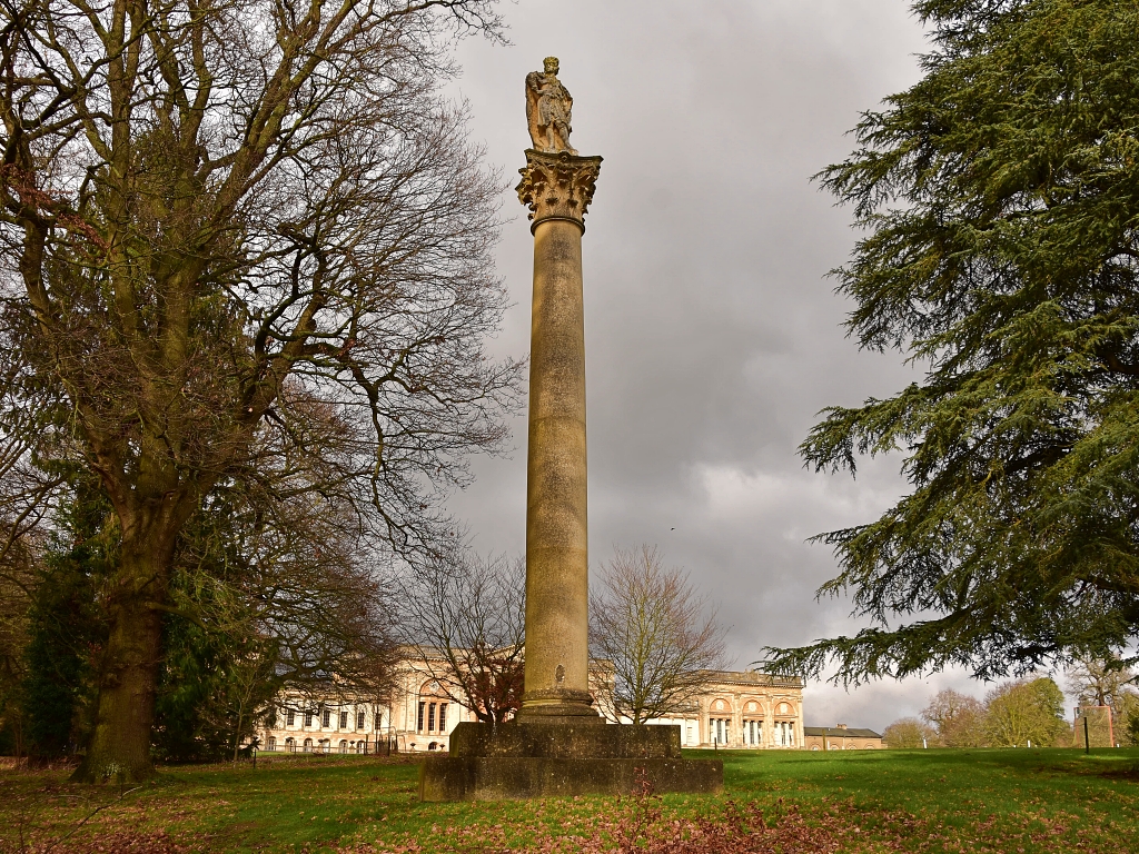 The King George II Statue in Stowe Gardens