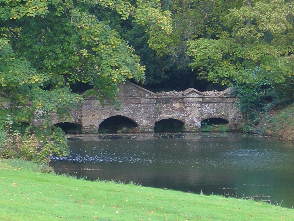 Shell Bridge in Stowe Gardens