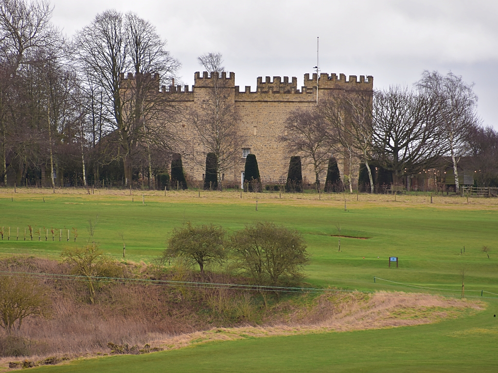 Stowe Castle in Stowe Parkland