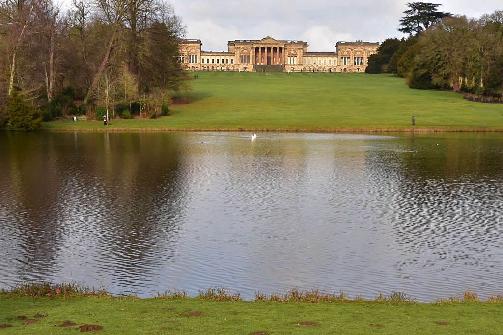 Looking Across Eleven Acre Lake to Stowe House © essentially-england.com