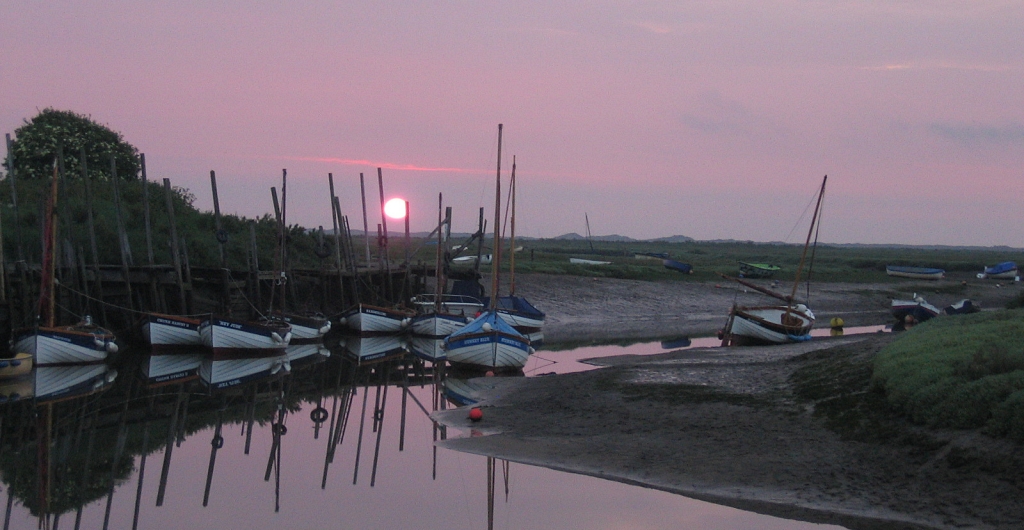 Blakeney Harbour at Sunset