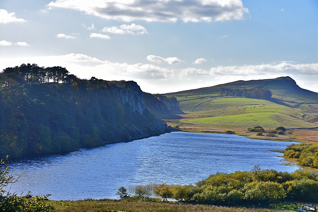 Crags Lough and the Crags © essentially-england.com