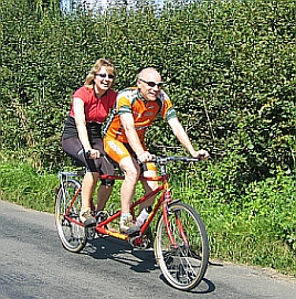Tandem Riding in the Sunny Cotswolds