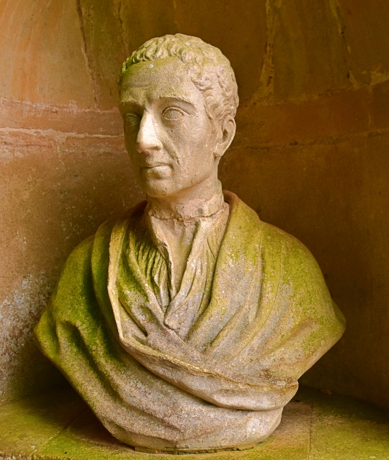 Alexander Pope in the Temple of British Worthies © essentially-england.com