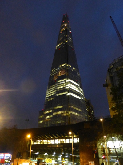 The Shard by night © essentially-england.com