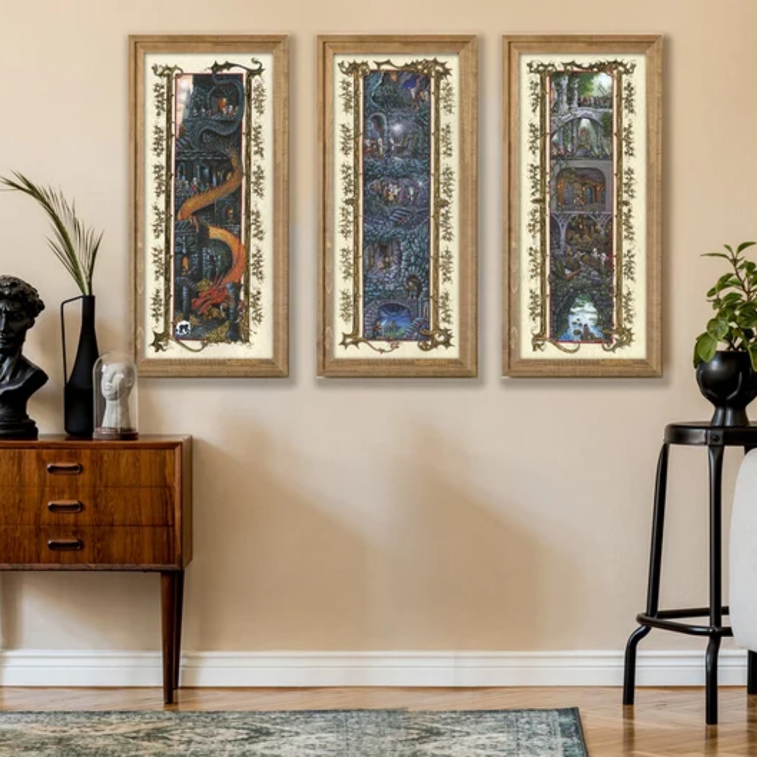 Hobbit Tryptych Prints © Jaystolkien | etsy.com