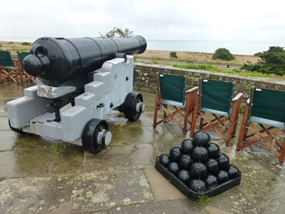 View from the battlements of Walmer Castle, Kent © essentially-england.com