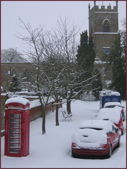 Wappenham, snowed in