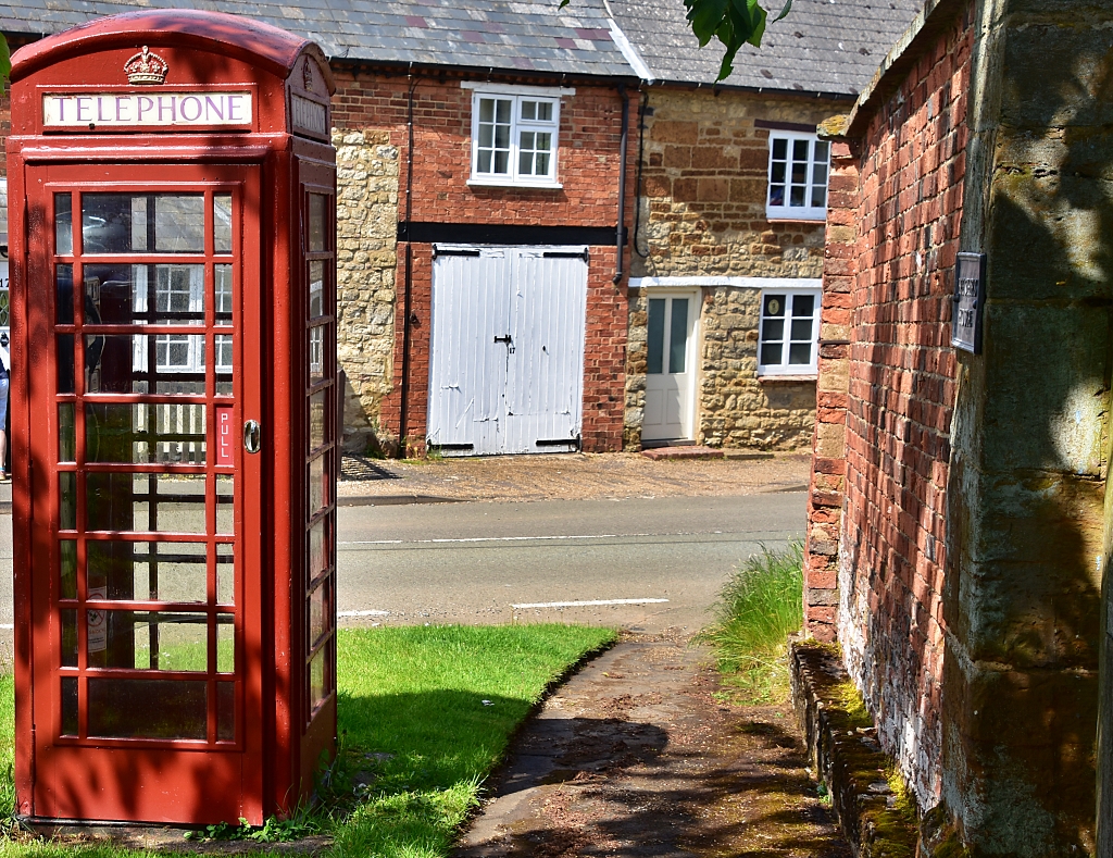 The Red Telephone Box in Wappenham