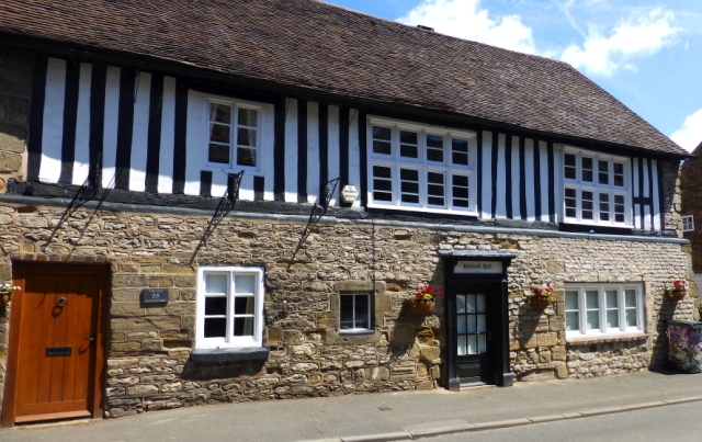 Bastard Hall in the lovely town of Much Wenlock in Shropshire &copy; essentially-england.com