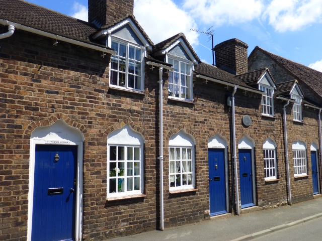 Almshouses in the pretty Shropshire town of Much Wenlock &copy; essentially-england.com