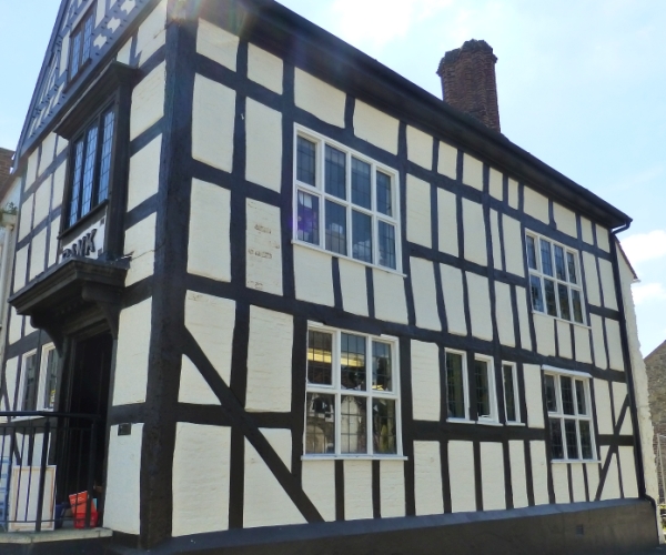 A lovely example of the timber framed buildings that can be seen in Much Wenlock, Shropshire &copy; essentially-england.com