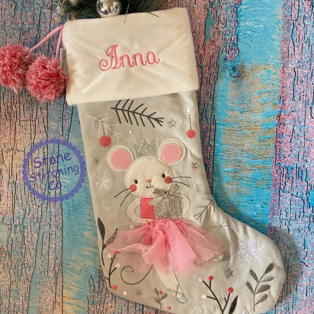 Personalised Embroided Stocking | etsy.com