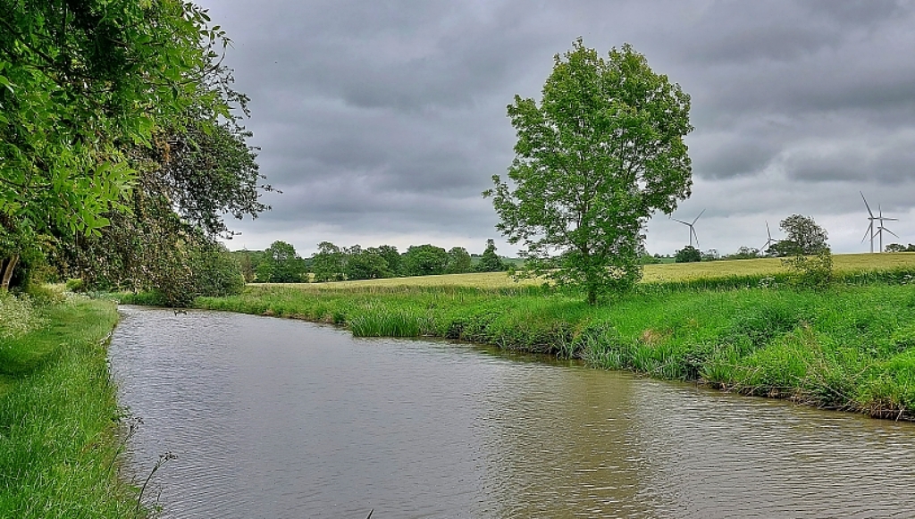 Peaceful Scenes Along the Canal