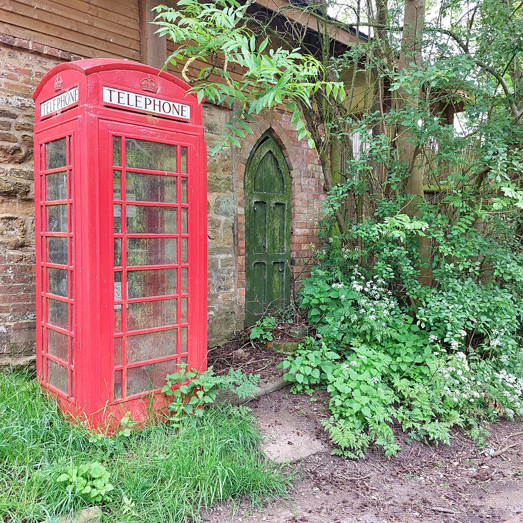 The Red Telephone Box in Winwick © essentially-england.com