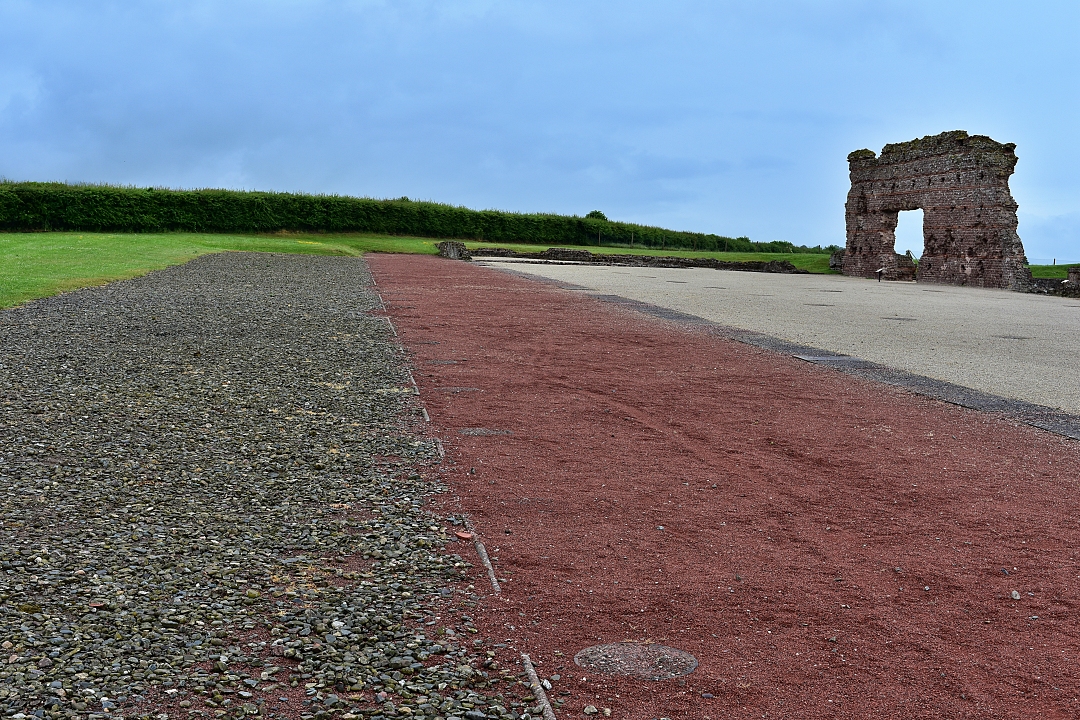 The Road Outside Wroxeter Bath Complex © essentially-england.com