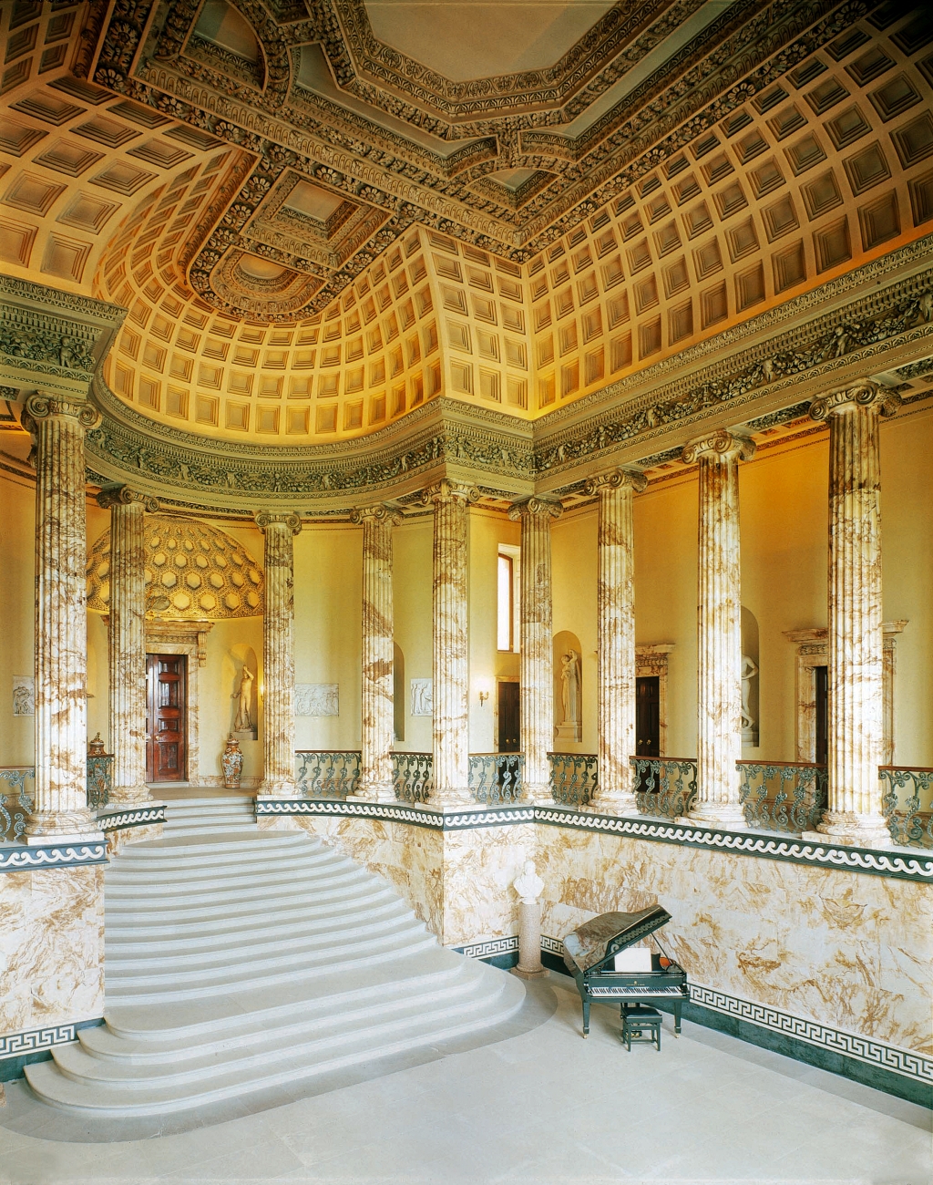 The Marble Hall Entrance of Holkham Hall
© Holkham Estate. Used with permission.