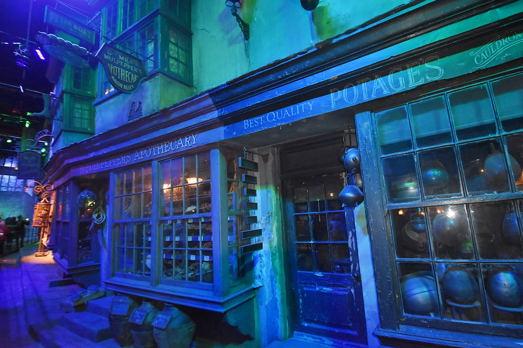 Shop Front Along Diagon Alley