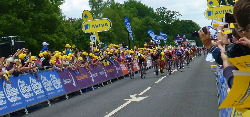 2015 Womens Tour of Britain Stage Finish in Hemel Hempstead
