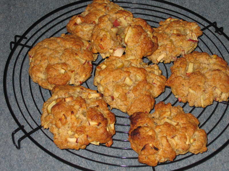 Devonshire Apple Scones Cooling on a Rack © essentially-england.com