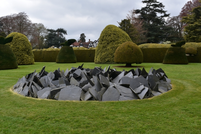 the ascott circle in ascott house garden on the buckinghamshire bedfordshire border