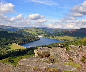 Bamford Edge View of Ladybower Reservoir © essentially-england.com