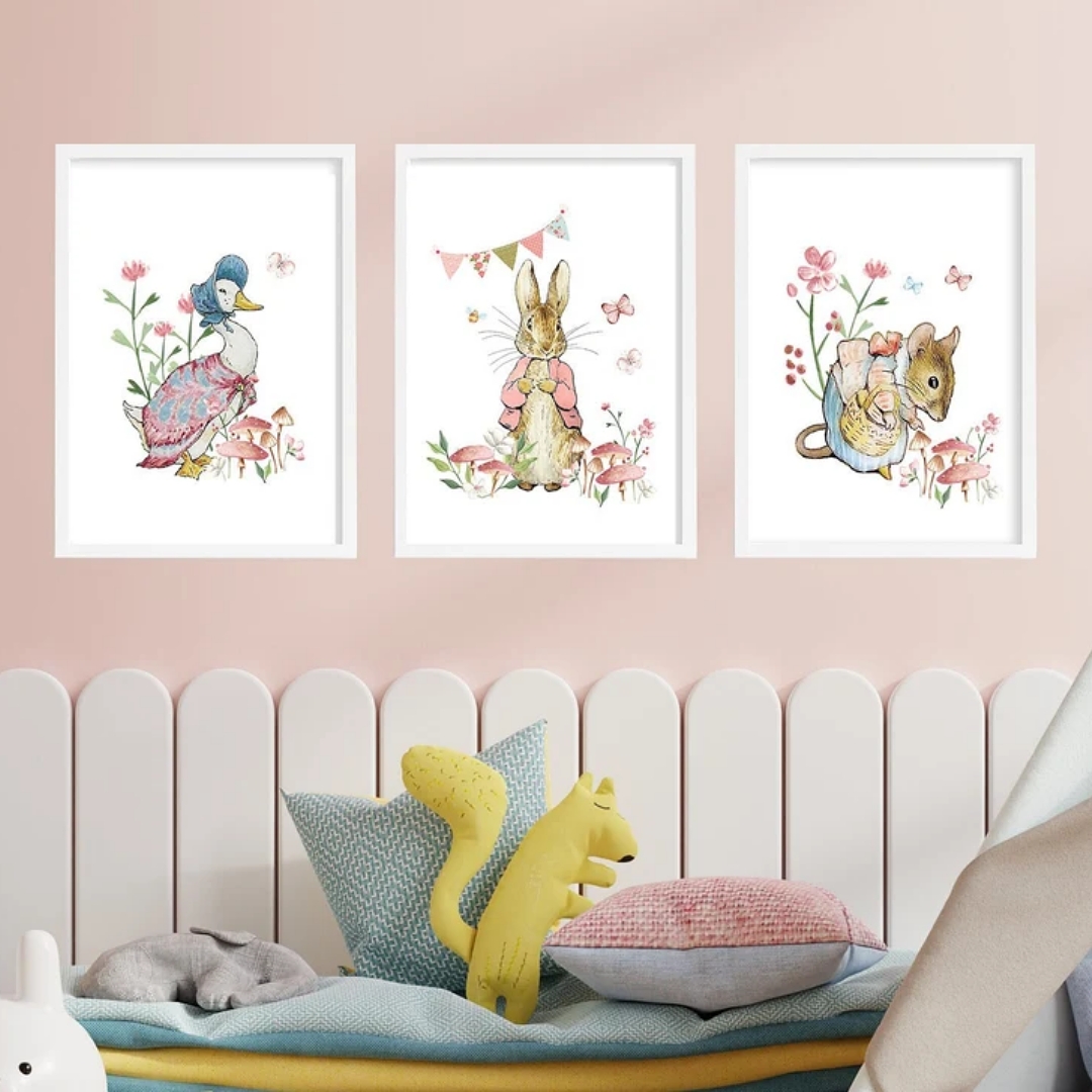 Beatrix Potter Character Prints | etsy.com