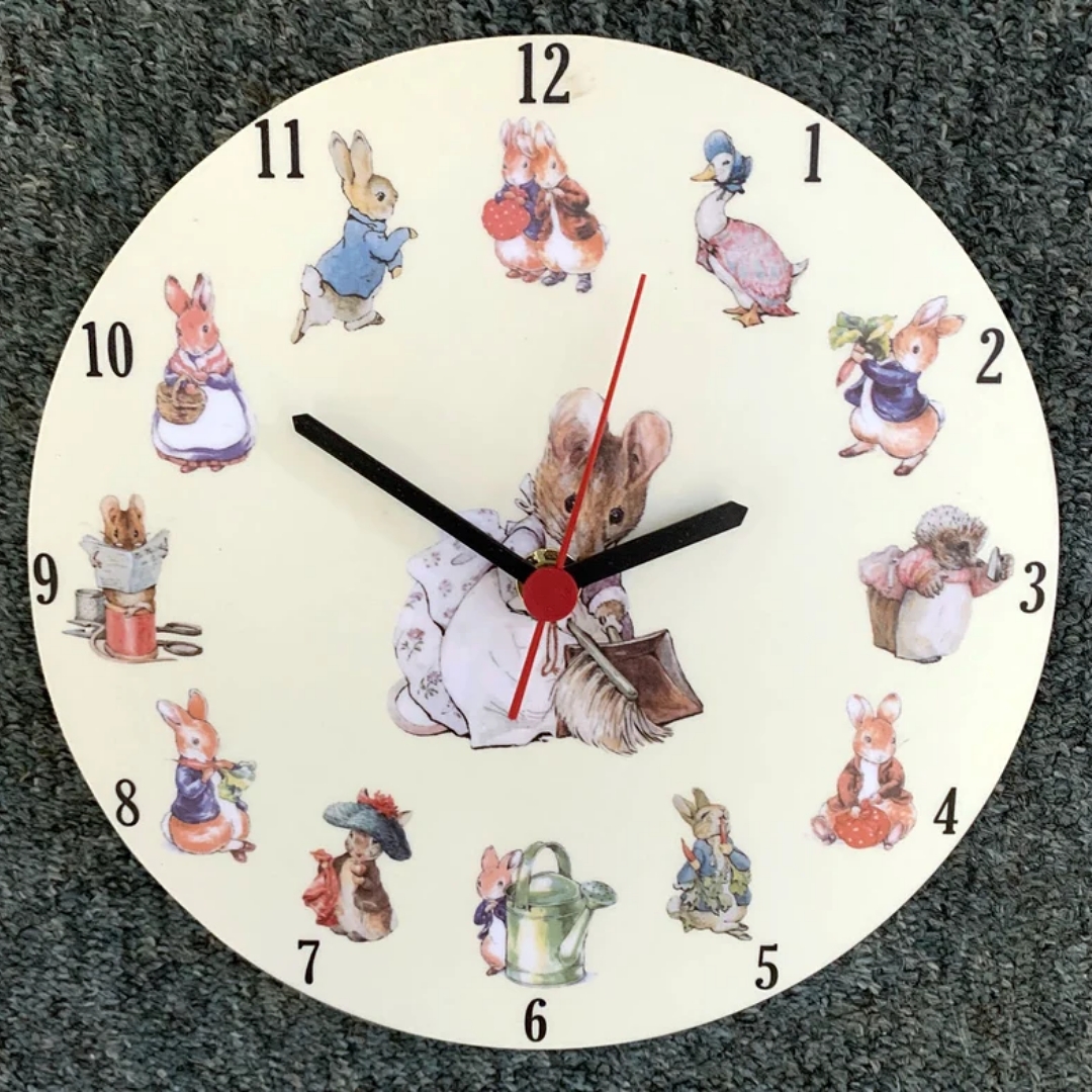 Peter Rabbit Clock | etsy.com