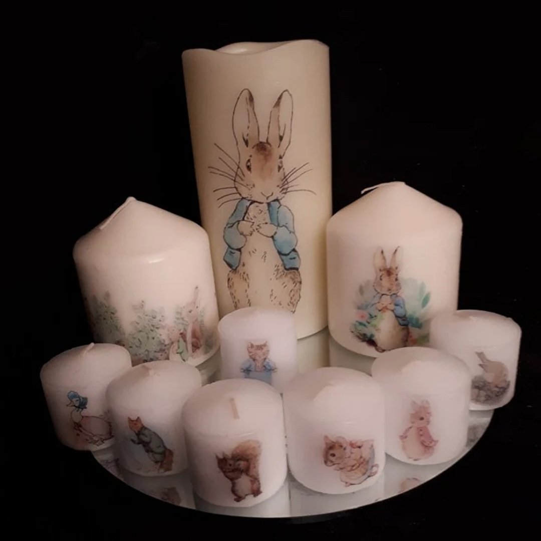 Sherlock Holmes Gifts: Peter Rabbit Candle Set | etsy.com