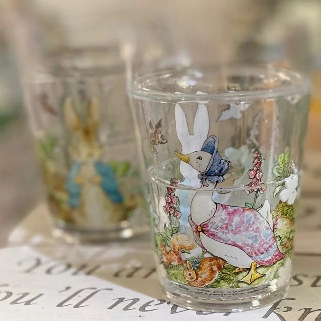 Peter Rabbit & Jemima Puddle Duck Plastic Tumblers | etsy.com