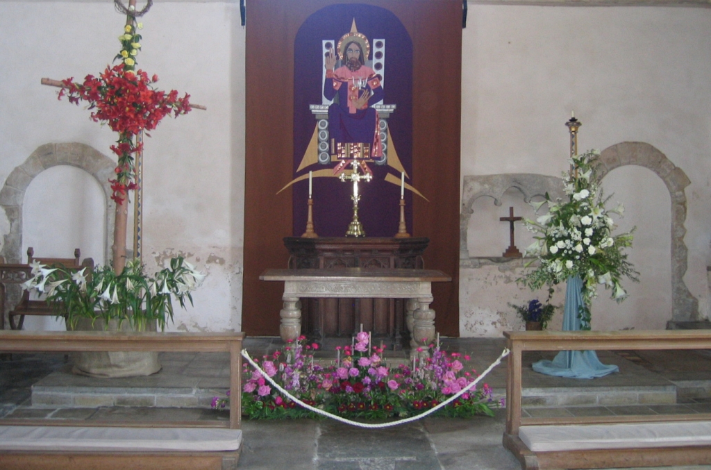 The Alter in St. Mary and Holy Cross Parish Church