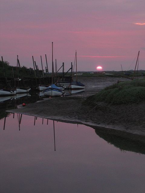 Blakeney Harbour at Sunset