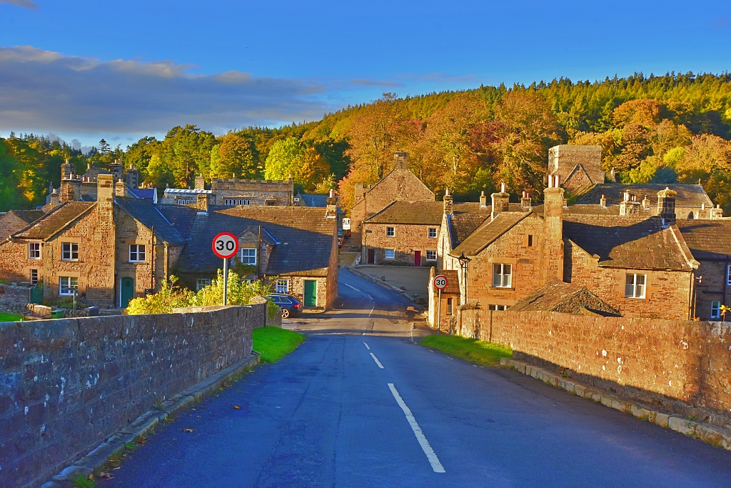 Blanchland Autumn Scene