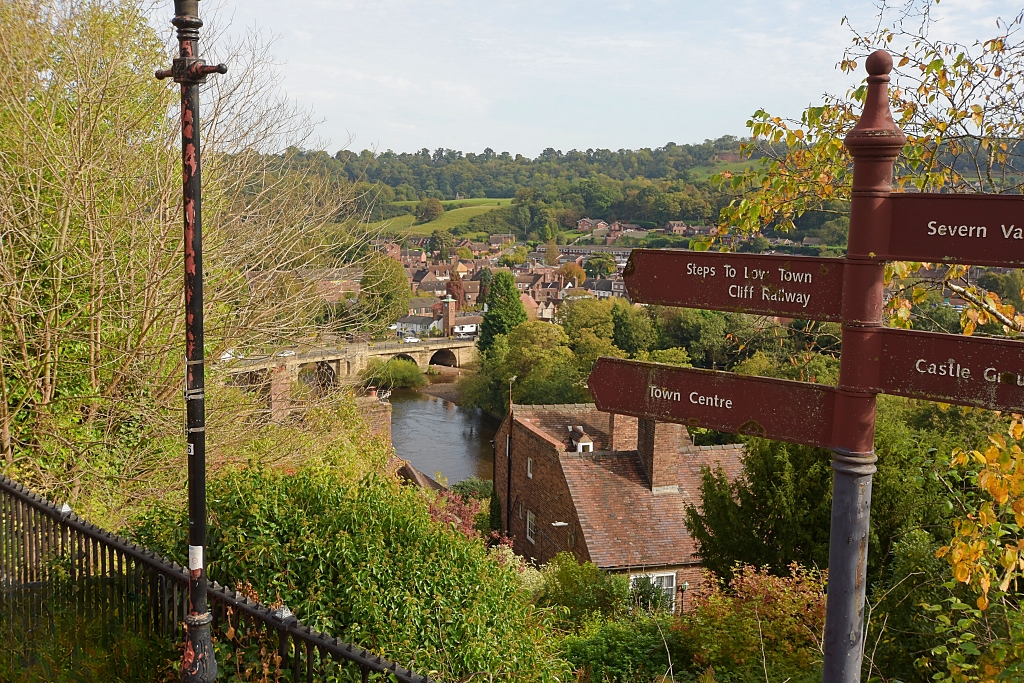 View from Castle Walk in Bridgnorth © essentially-england.com