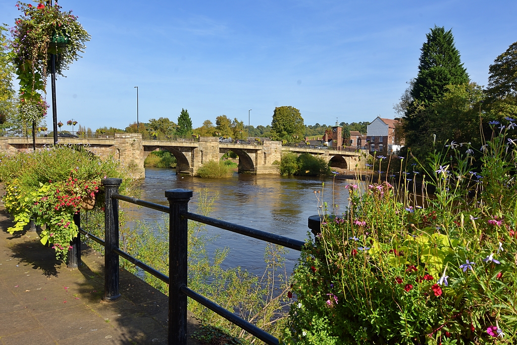 View from The Quayside in Bridgnorth © essentially-england.com