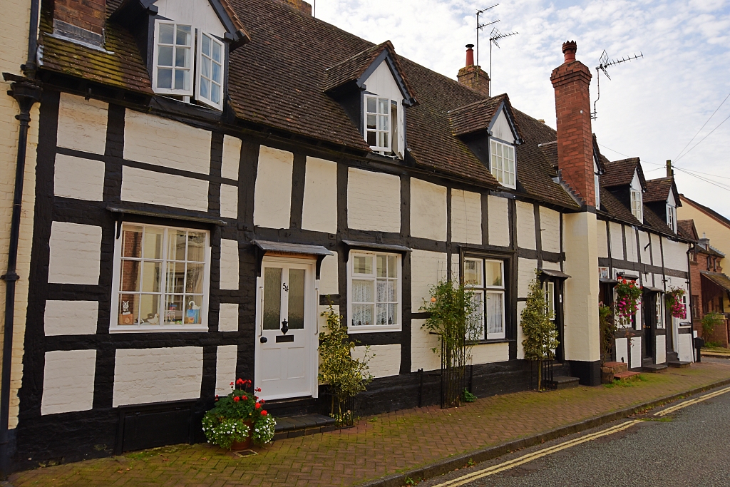 Timber Framed Houses on St. Mary's Street © essentially-england.com