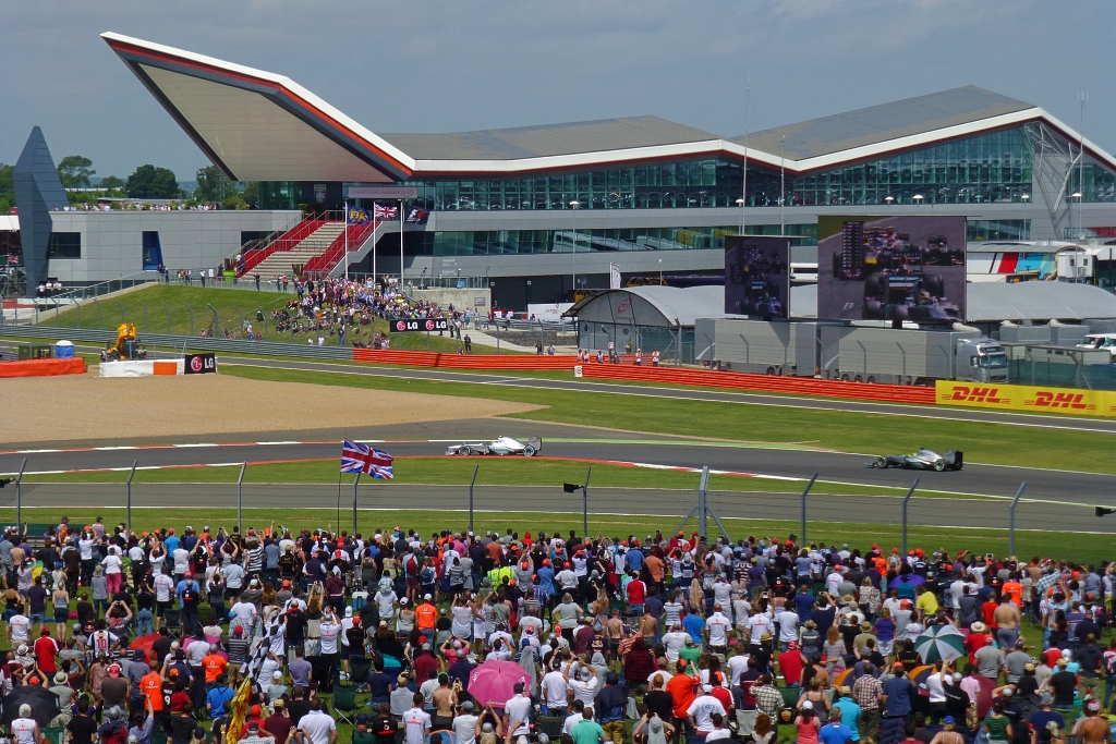 The British Grand Prix at Silverstone