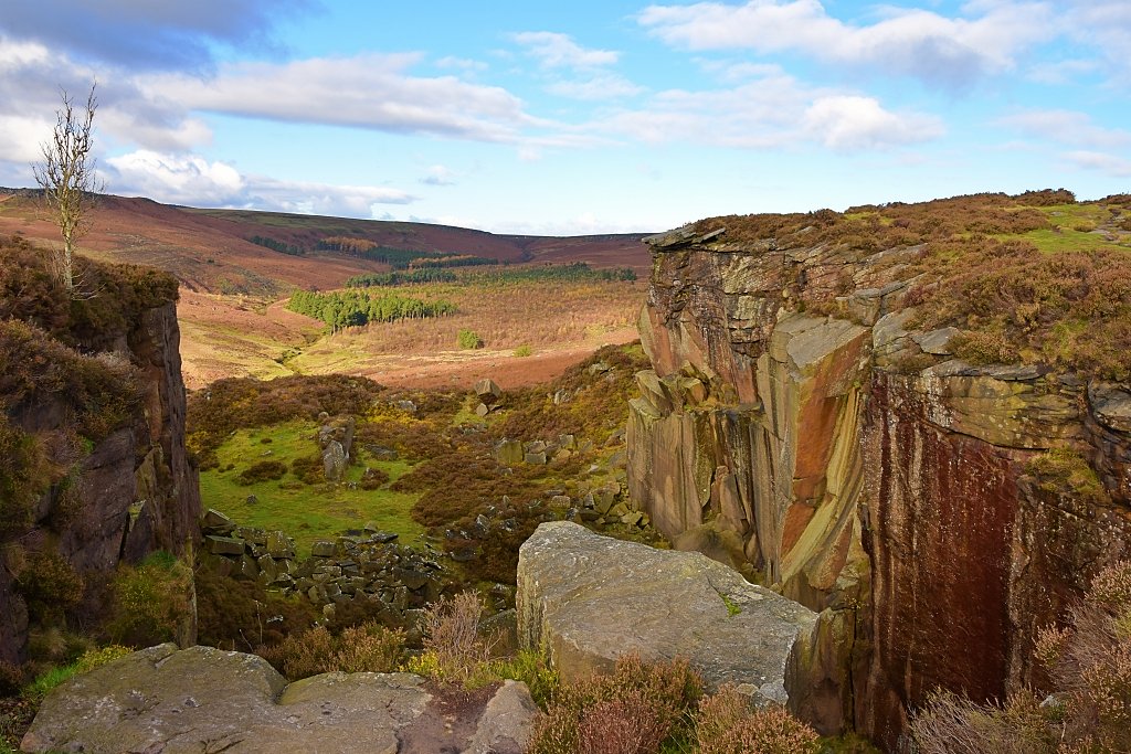 Burbage Valley from Burbage South Edge
