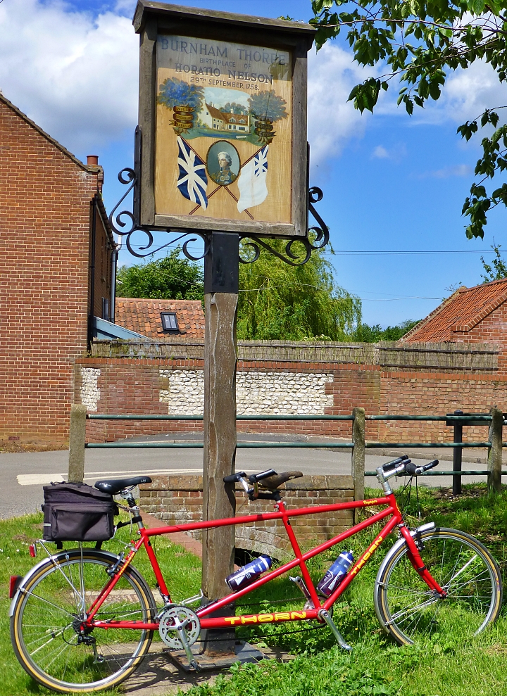 The Burnham Thorpe Village Sign